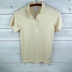 Daily Sports Macaron Yellow Athletic Golf Polo Shirt NANCE - NWT